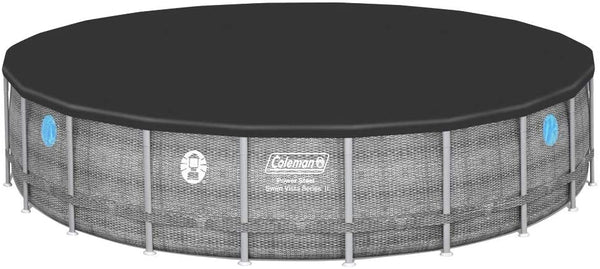 Coleman 22' x 52" Power Steel Swim Vista II Swimming Pool Set