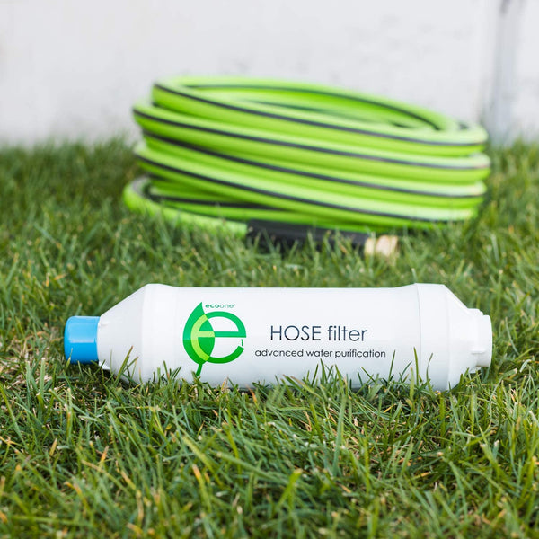 ecoone | Outdoor & Indoor Water Hose Filter | Home & Garden Water Purifier | Pool & Spa Pre-Filter | Dissolves Heavy Metals, Lime, Scale | Under Sink Water Filter | Travel Water Filter | Single Filter
