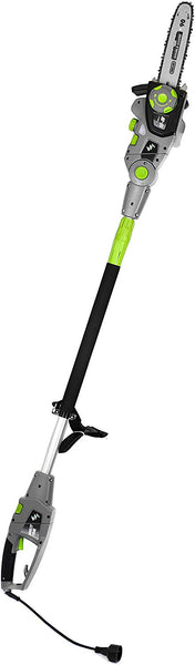 Earthwise CVP41810 7 10" Handheld Saw-4.5 Amp 17" Pole Hedge Trimmer 4-in-1 Multi Tool, Grey