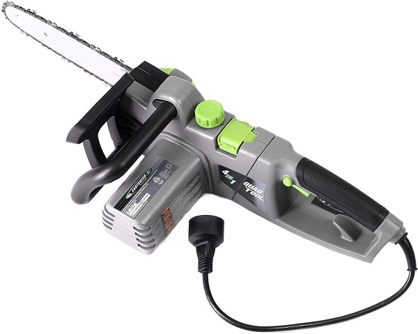 Earthwise CVP41810 7 10" Handheld Saw-4.5 Amp 17" Pole Hedge Trimmer 4-in-1 Multi Tool, Grey