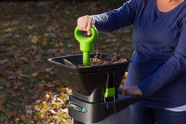 Earthwise GS70015 15-Amp Garden Corded Electric Chipper/Shredder, Collection Bin
