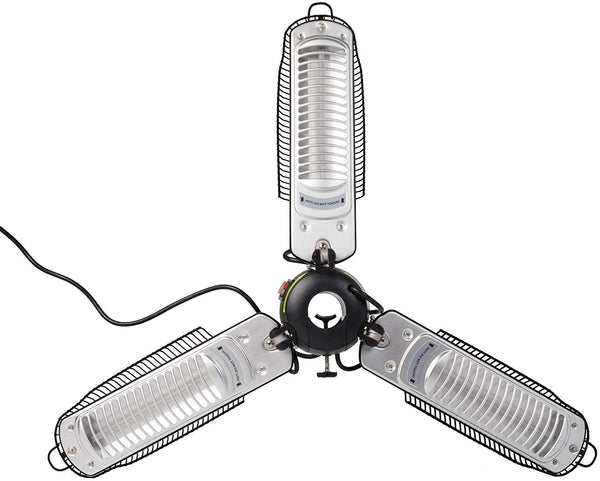 Fire Sense Indoor/Outdoor Infrared Heater with Patio Umbrella Pole Attachment