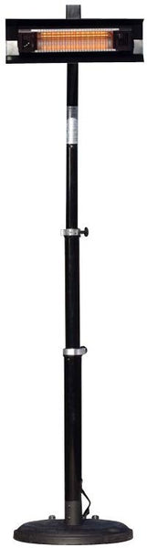 Fire Sense Telescoping Infrared Indoor/Outdoor Patio Heater, Black