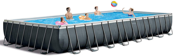 Intex 32ft X 16ft X 52in Ultra XTR Rectangular Pool Set with Sand Filter Pump
