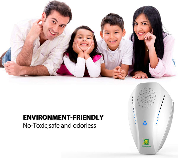 Neatmaster Ultrasonic Pest Repeller - Electronic Bug Repellent Plug in Mosquito Repellent