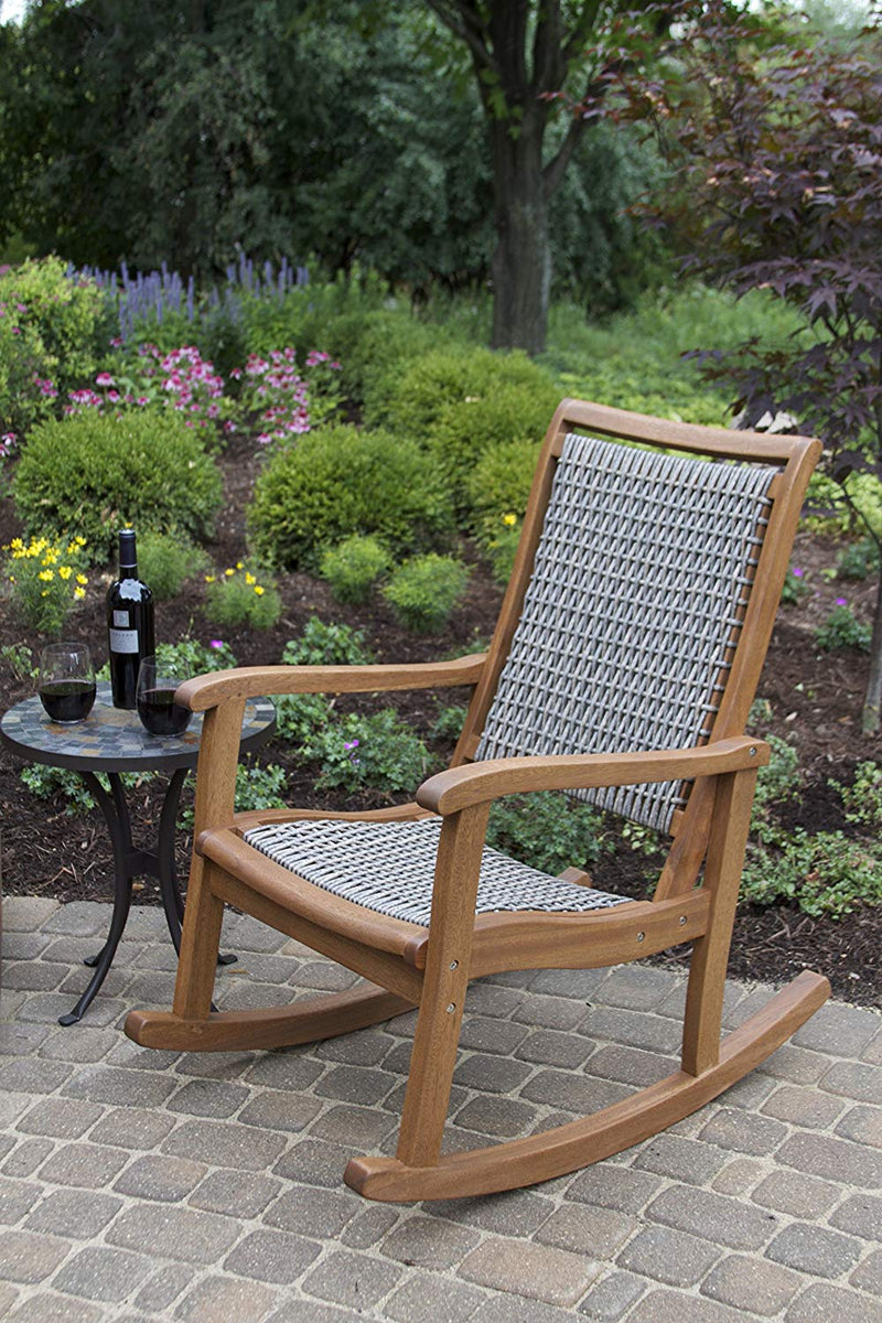Outdoor interiors shop eucalyptus rocking chair