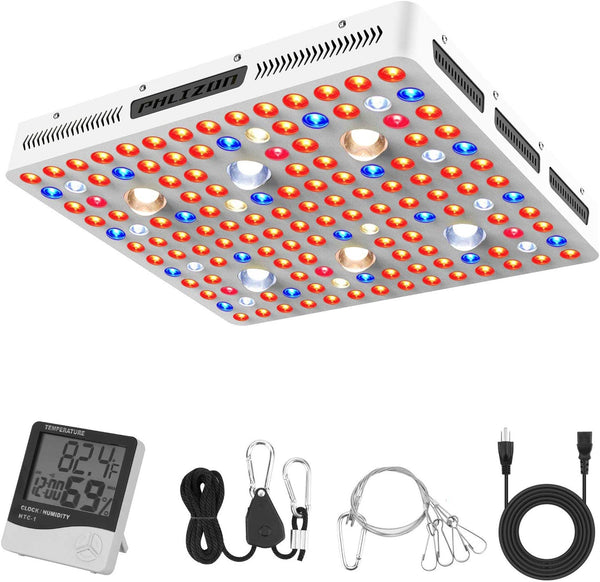 Phlizon CREE COB 3000W LED Plant Grow Light Full Spectrum Indoor Plants Light Growing Veg Flower CREE COB Grow Light