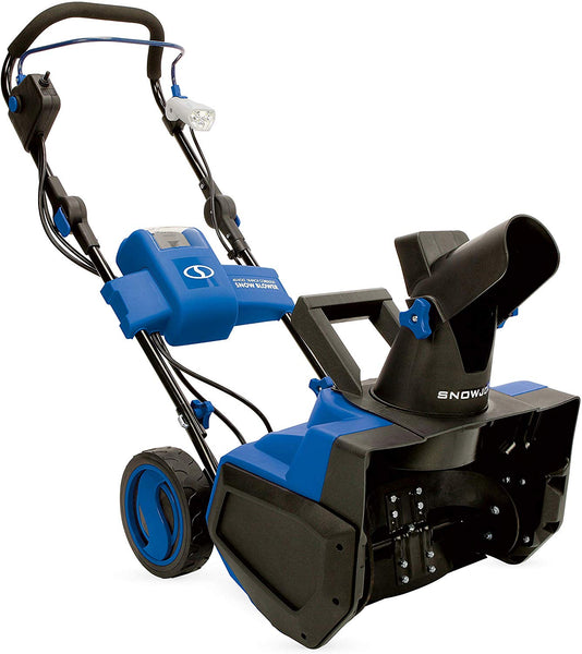 Snow Joe iON18SB 18-Inch 40 Volt Cordless Brushless Single Stage Snow Blower, Kit (w/4.0-Ah Battery + Quick Charger)