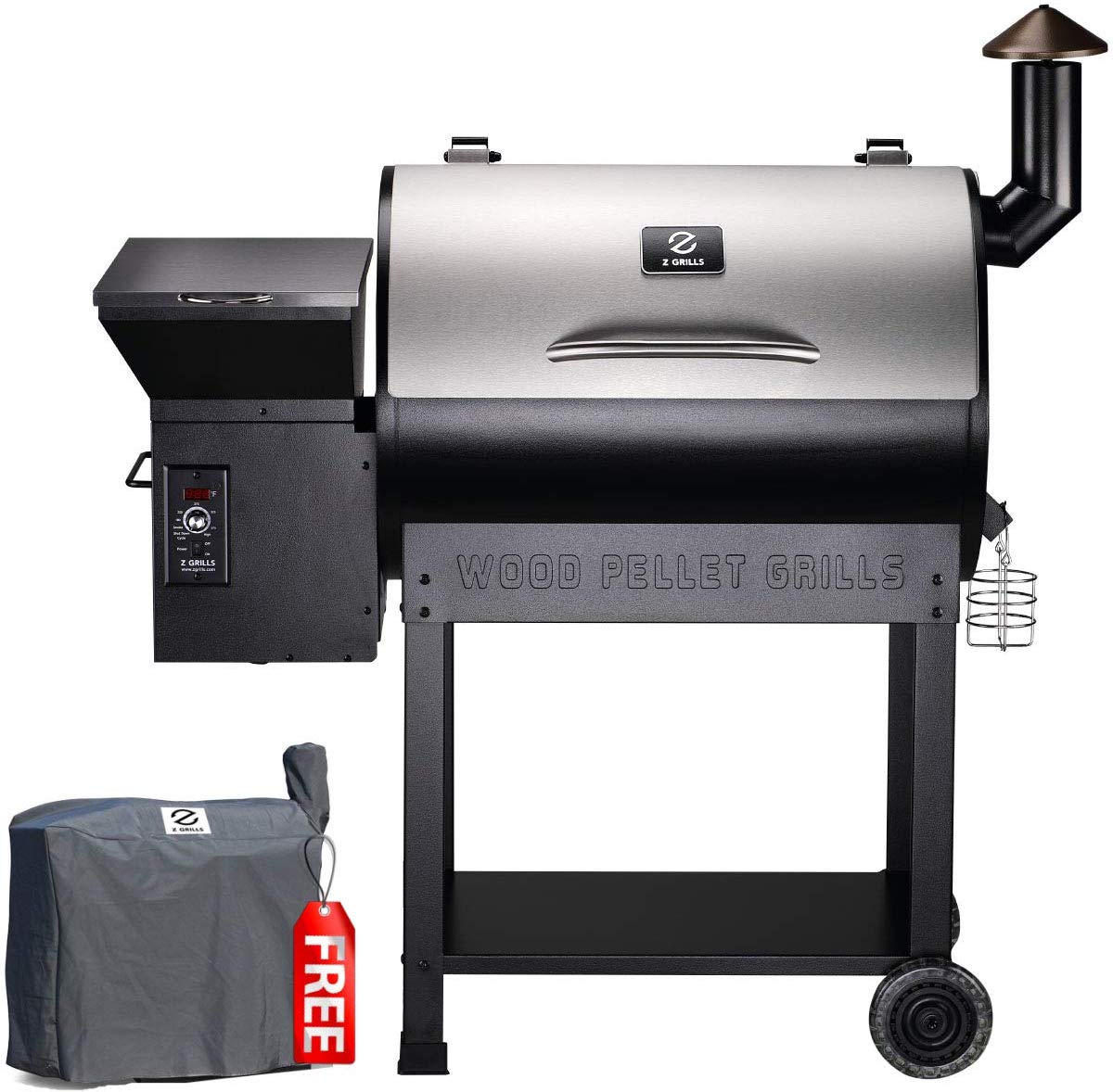 Z GRILLS ZPG 7002E 2019 New Model Wood Pellet Grill Smoker
