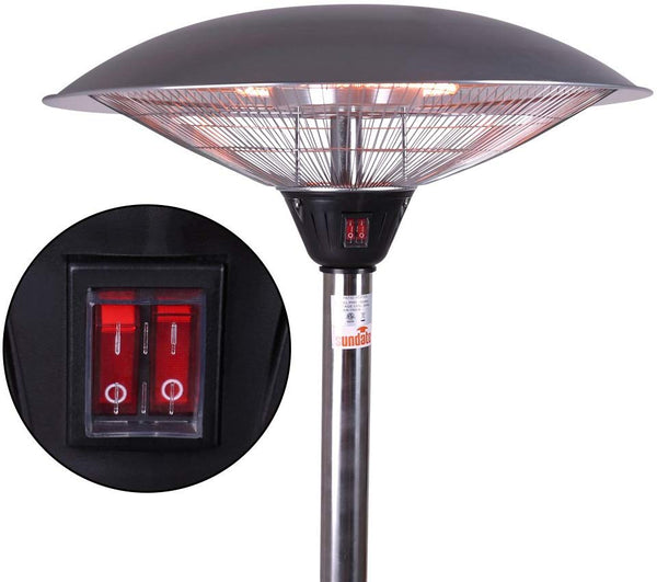 sundate Outdoor Patio Heater, Electric Outdoor Heater Free-Standing