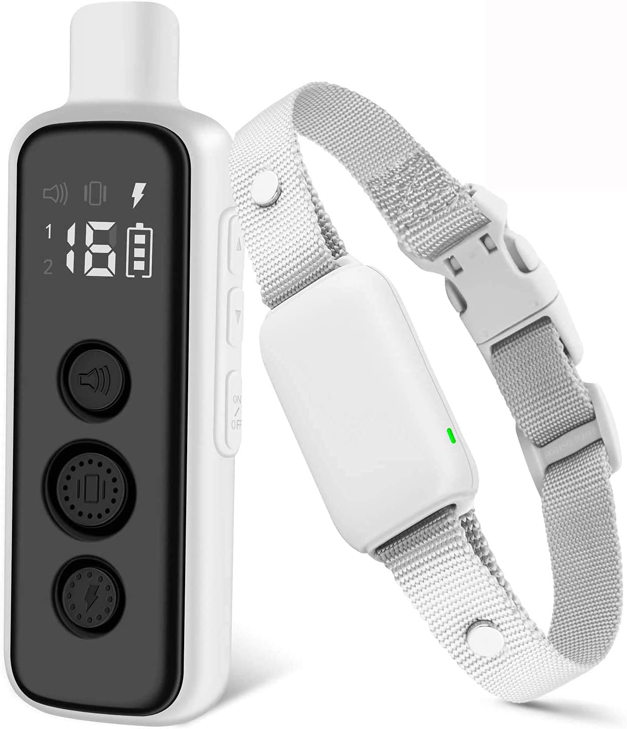Bousnic Shock Collar for Dogs - Waterproof Rechargeable Dog Electric Training Collar with Remote for Small Medium Large Dogs