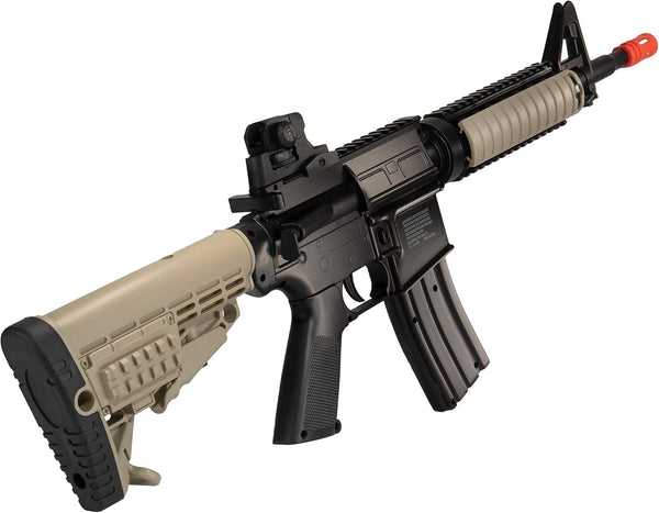 Game Face GFR37 Spring-Powered Airsoft Rifle - Mil-Style Single Shot