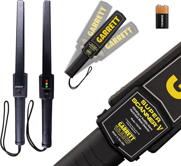 Garrett Super Scanner V Handheld Metal Detector - Professional Security Wand