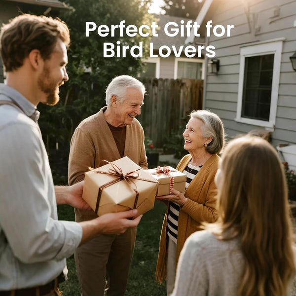 Smart Bird Feeder with Camera Solar Powered, 2K HD Video, AI Bird Species Identification, Instant Arrival Alerts, Weatherproof Design for Effortless Birdwatching, Best Gift for BirdLovers, Red