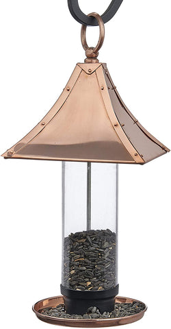 Good Directions T01P Palazzo Bird Feeder, Polished Copper, 16" H