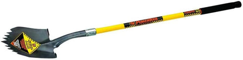 Seymour S710 48-Inch Long Fiberglass Handle Notched Super Shovel Round Poin