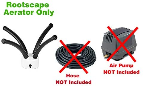 Rootscape Large Pond Aerator / Deicer / Bubbler - Sinking Air Diffuser for Filtration
