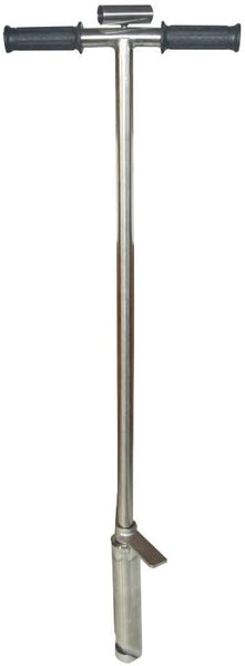INTBUYING Soil Probe Sampler with Sample Ejector Stainless Steel Gator Step Tube 2'' Diameter