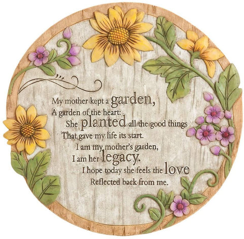 Evergreen Enterprises EG844410 Mother's Garden Garden Stone (Set of 1)