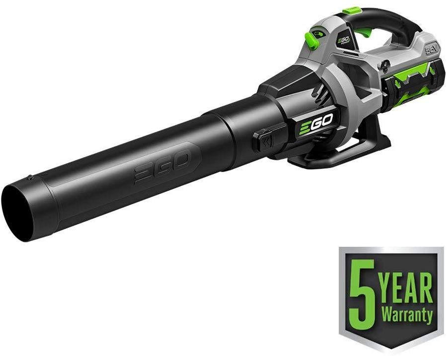 EGO 110 MPH 530 CFM Variable-Speed Turbo 56-Volt Lithium-ion Cordless Electric Blower w/2.5Ah Battery and Charger Included
