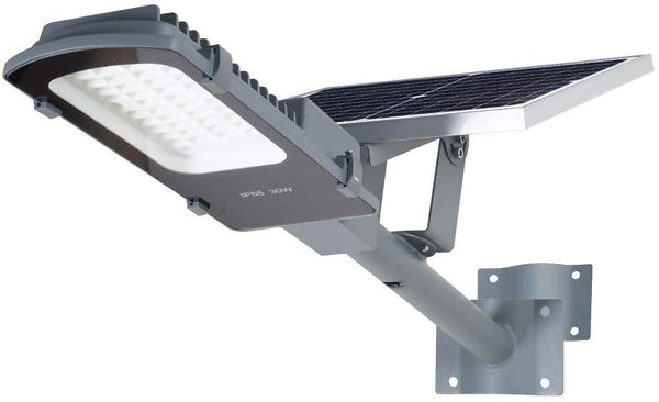 Gebosun LED 30W Solar Flood Outdoor Street Lights,IP65 Waterproof Dusk to Dawn Security Area Light 3000 Lumen 6000K