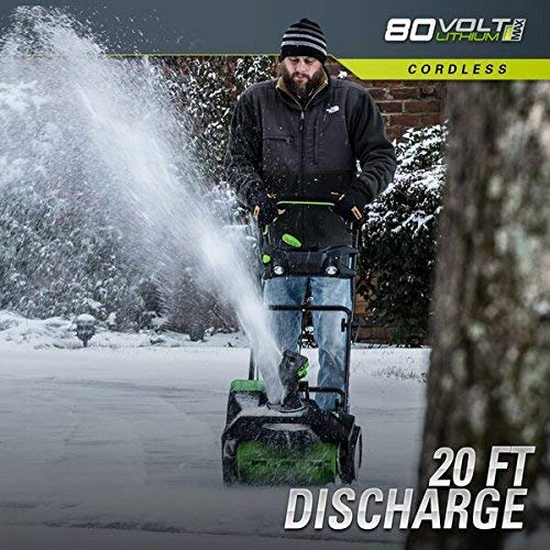 Greenworks PRO 20-Inch 80V Cordless Snow Thrower, Battery Not Included 2601302