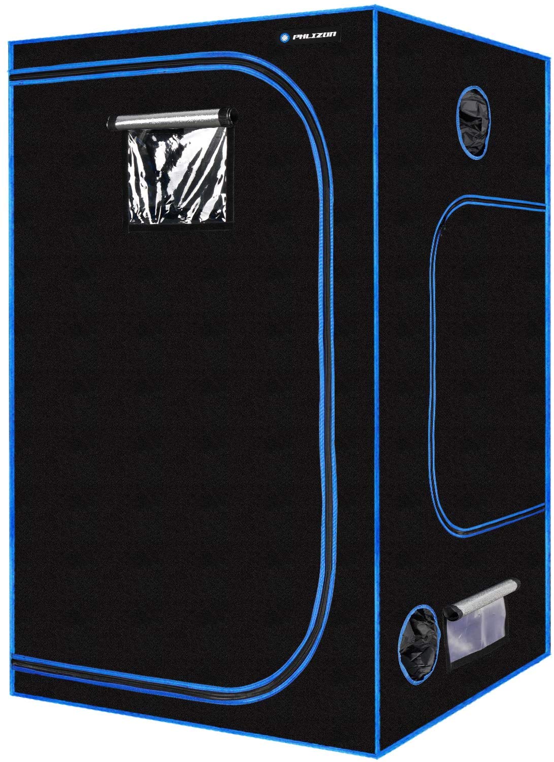 grow tent 150x150x200 Phlizon 43"x43"x80" Grow Tent Indoor Hydroponic Plant Growing Room Myl – Pete's Patio, Lawn & Garden