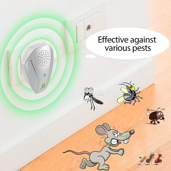 Neatmaster Ultrasonic Pest Repeller - Electronic Bug Repellent Plug in Mosquito Repellent