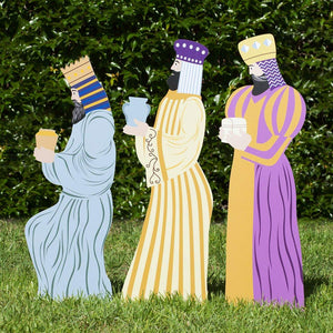 Outdoor Nativity Store Outdoor Nativity Set Add-on - Three Wisemen (Standard, Color)