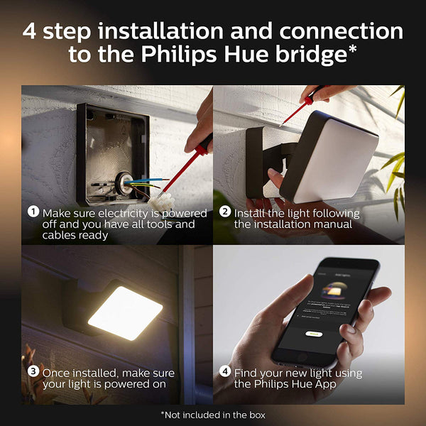 Philips Hue Discover Outdoor White & Color Ambiance Smart Floodlight