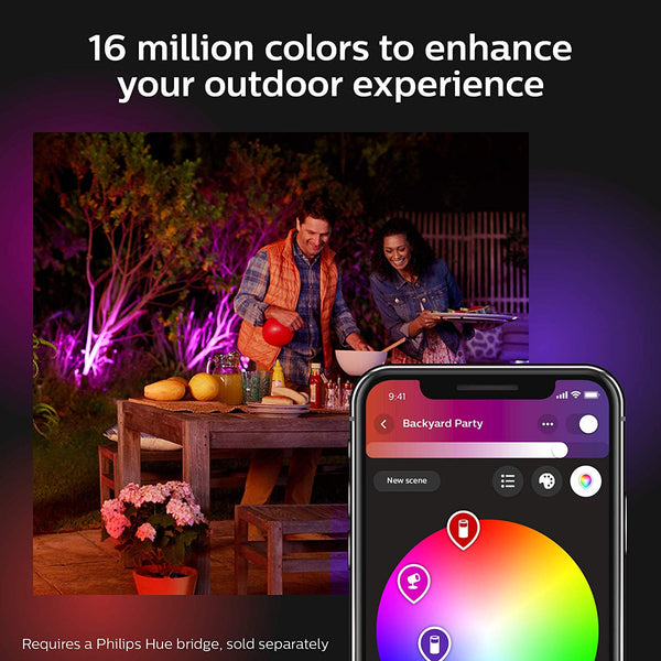 Philips Hue Discover Outdoor White & Color Ambiance Smart Floodlight