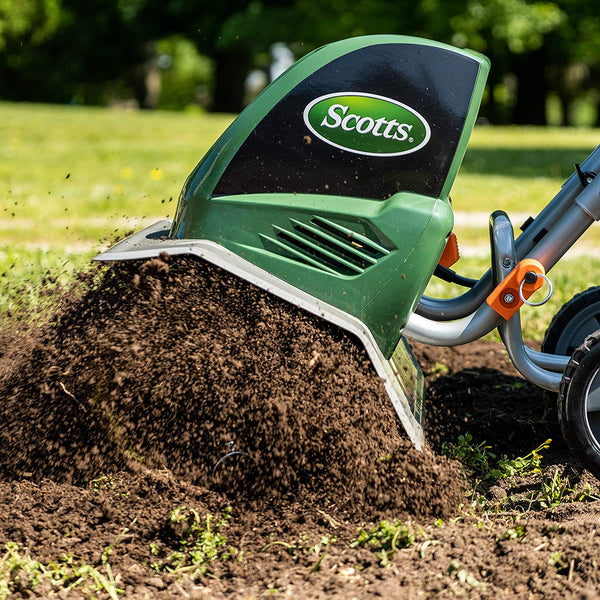 Scotts Outdoor Power Tools TC70135S 13.5-Amp 16-Inch Corded Tiller/Cultivator, Green