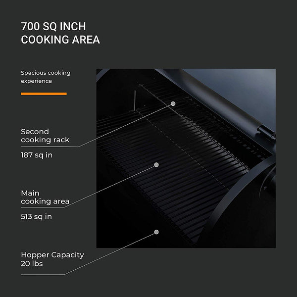 Z GRILLS ZPG-7002ENC 2019 New Model Wood Pellet Grill & Smoker, 8 in 1